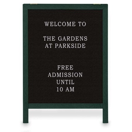 United Visual Products Corkboard, Fabric, 3 Door, Satin, 96 x 48" UV308-SATIN-CINNABA
